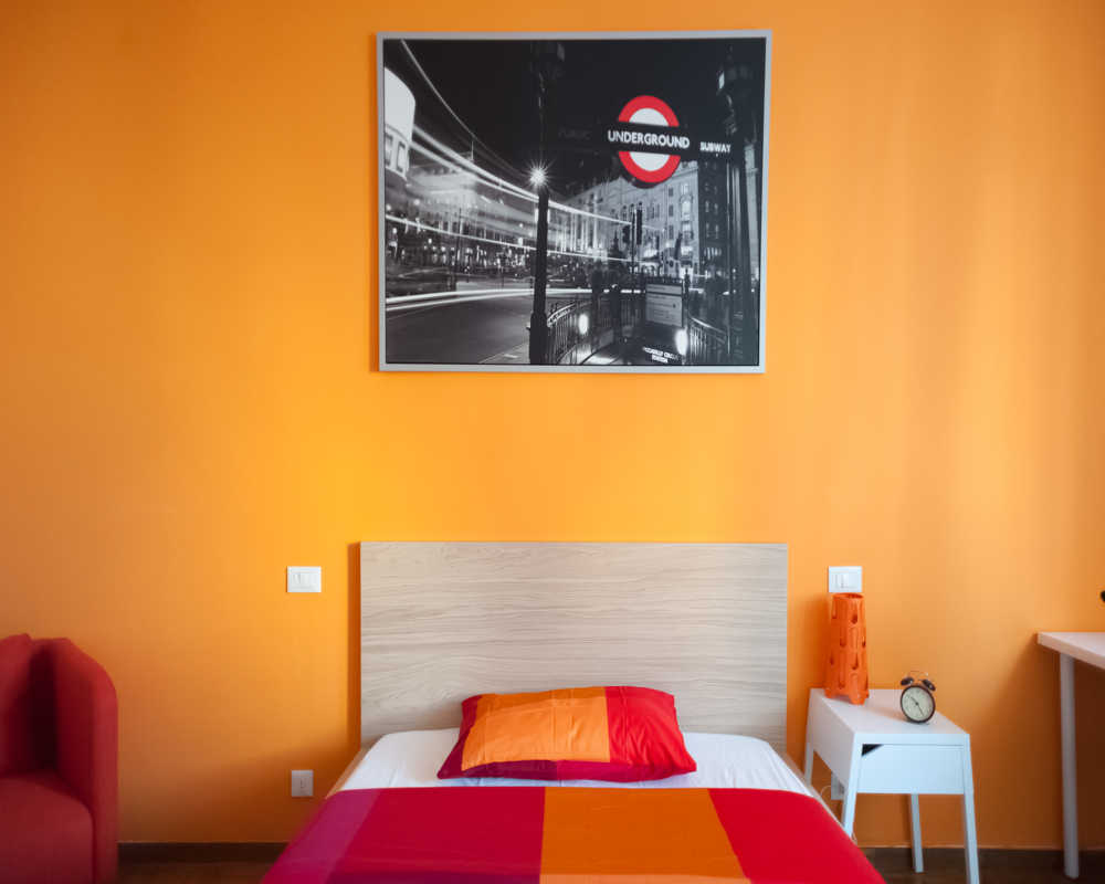 Chambre simple Bologne, 3 chambres, 18m² — photo 26