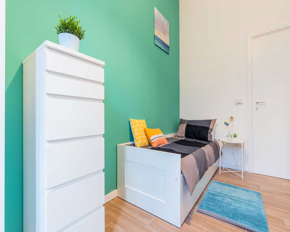 Chambre simple Bologne, 8 chambres, 13,77m² — photo 2
