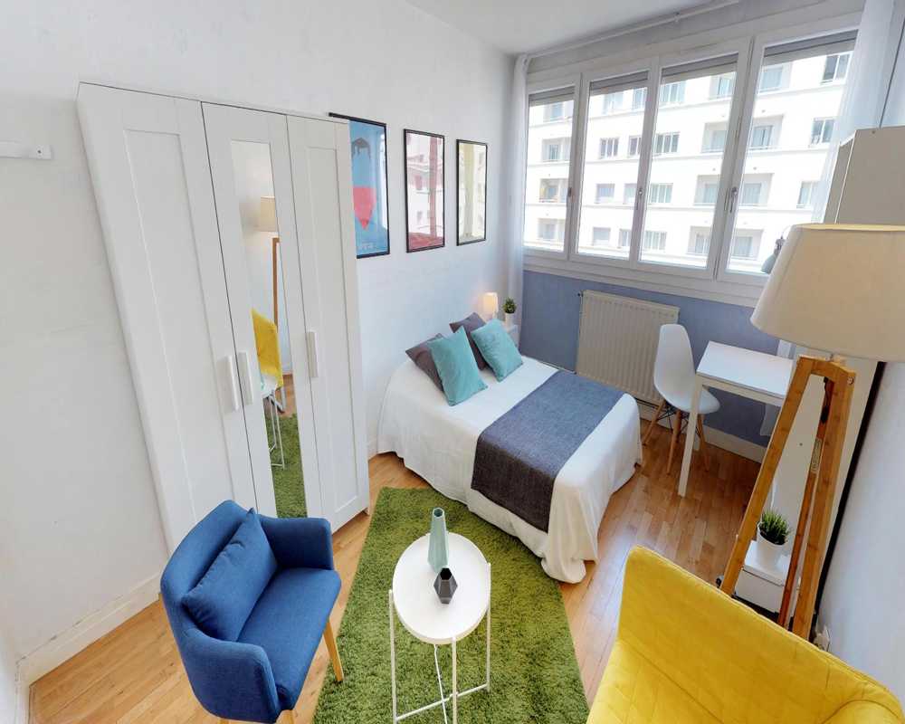 Chambre à Lyon - Rue de l'Abondance, Garibaldi