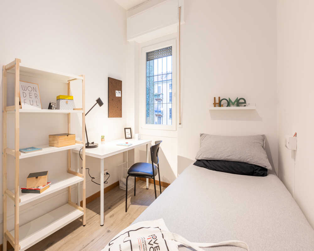 Habitación individual Milano, 5 habitaciones, 9,26m² — foto 12