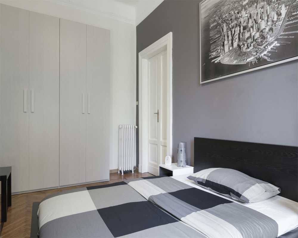 Chambre simple Milano, 5 chambres, 17m² — photo 14
