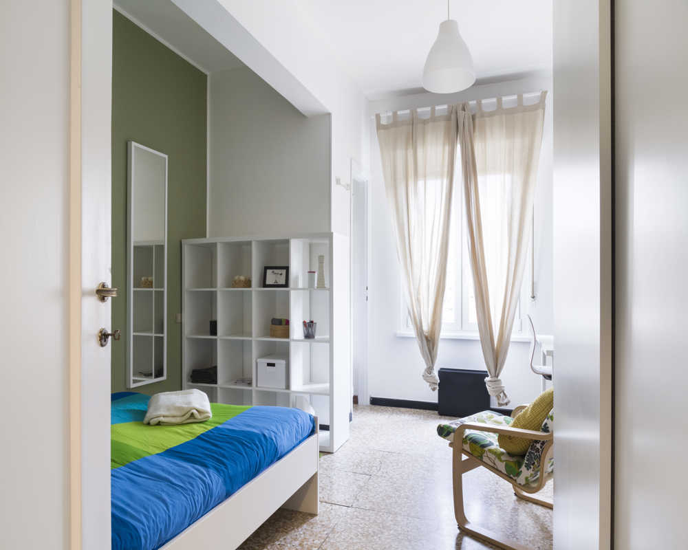Habitación individual Milano, 4 habitaciones, 19m² — foto 4