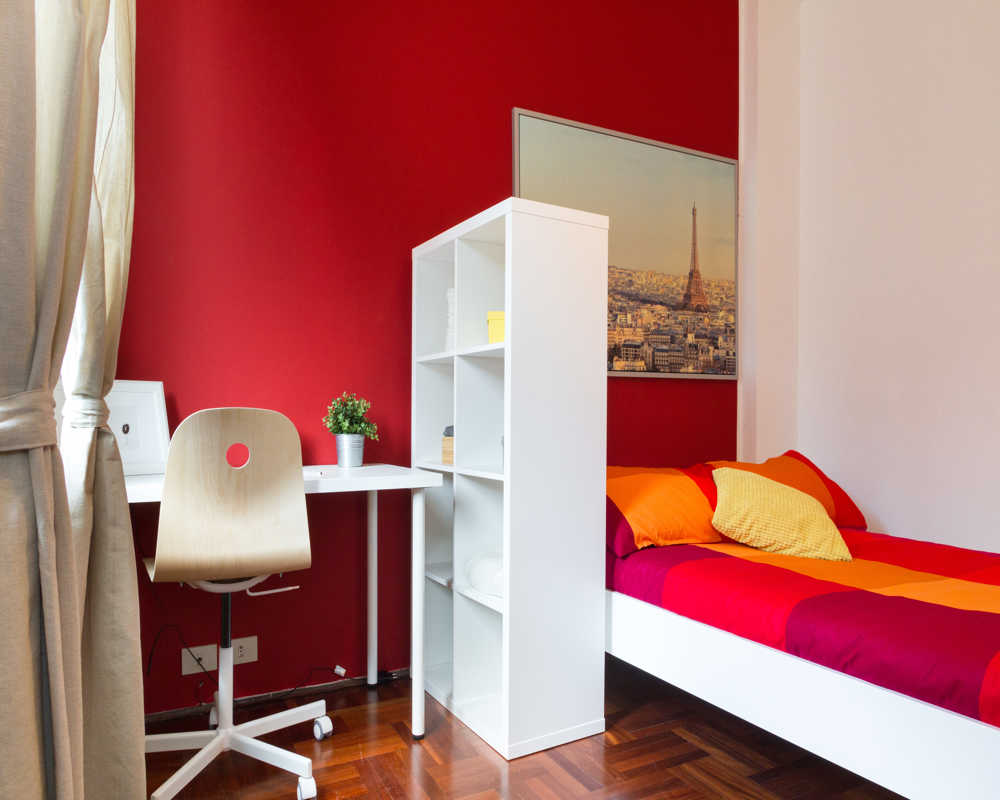 Habitación individual Milano, 5 habitaciones, 16m² — foto 30