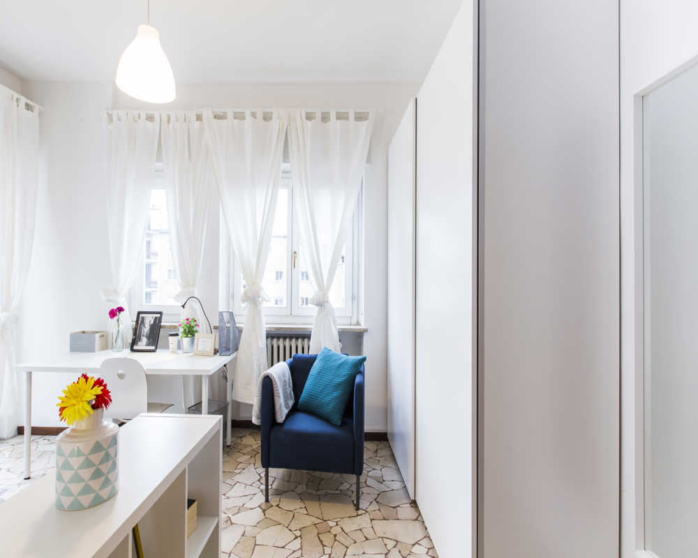 Habitación individual Milano, 4 habitaciones, 17m² — foto 68