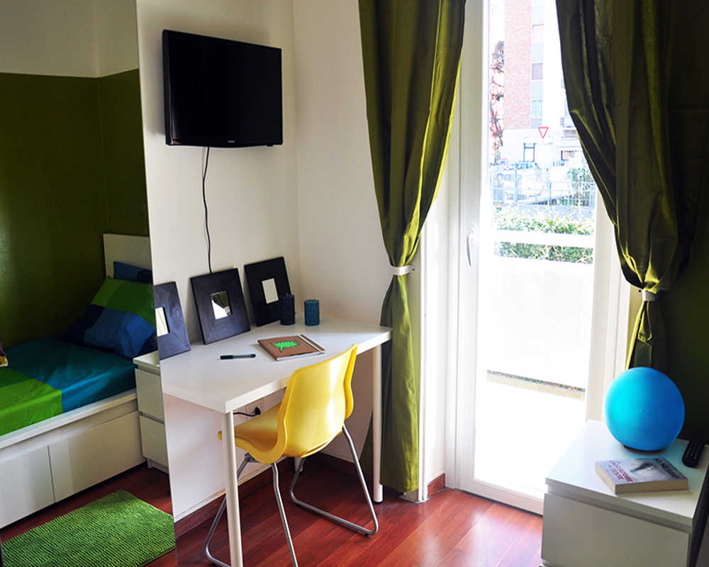 Chambre simple Milano, 5 chambres, 9,86m² — photo 4