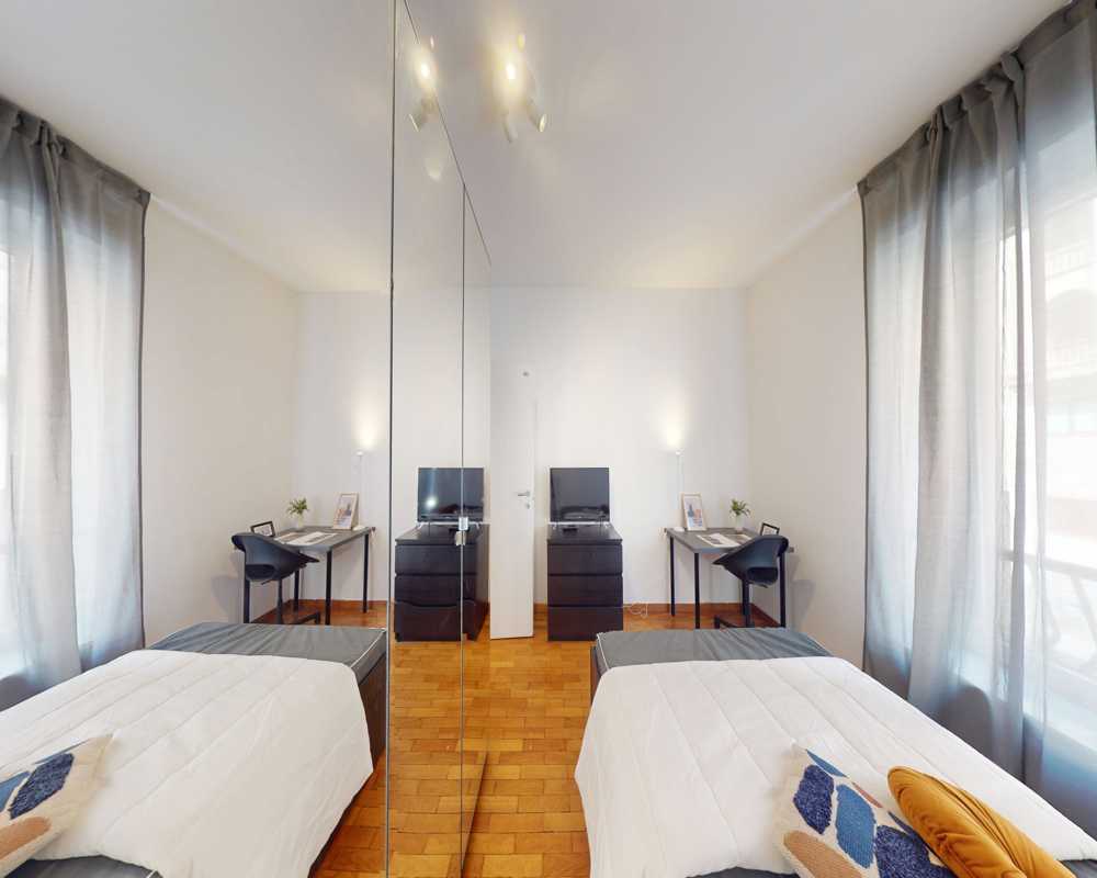 Habitación individual Milano, 5 habitaciones, 13,66m² — foto 22