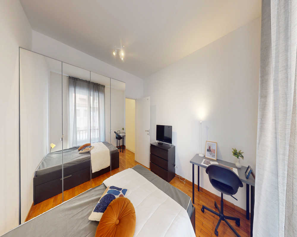 Habitación individual Milano, 5 habitaciones, 13,66m² — foto 24