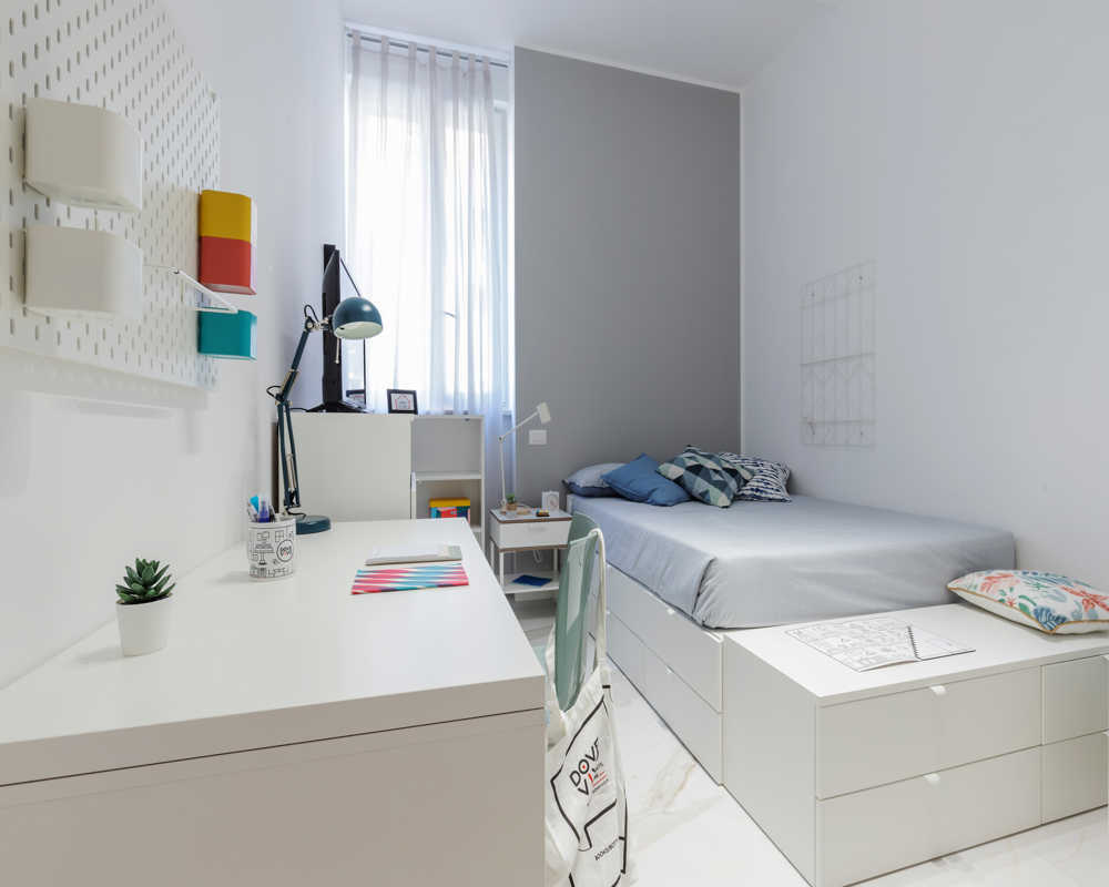 Habitación individual Milano, 4 habitaciones, 15,62m² — foto 25