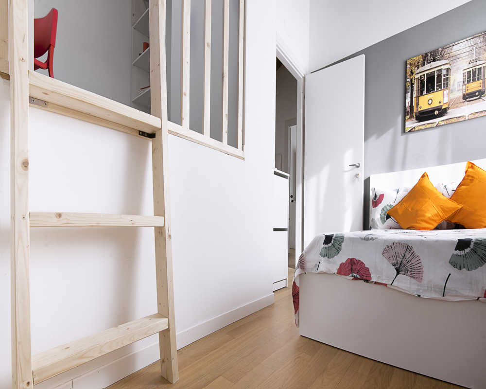 Chambre simple Milano, 2 chambres, 16,09m² — photo 3