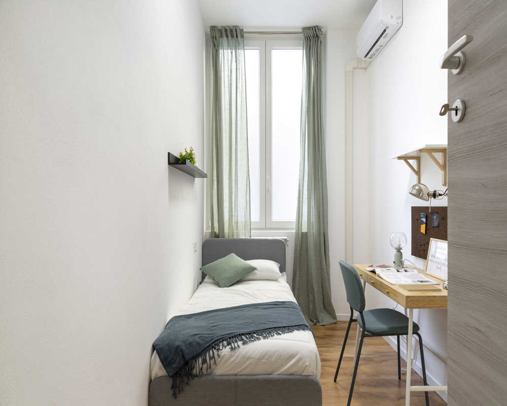 Single room Milano, 2 beds, 9.88m² — photo 14