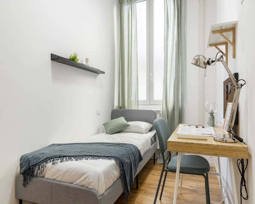 Single room Milano, 2 beds, 9.88m² — photo 12
