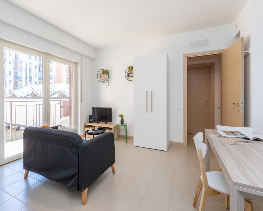 Single room Milano, 2 beds, 12.82m² — photo 3