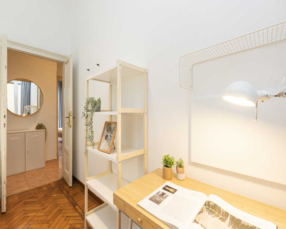 Habitación individual Milano, 4 habitaciones, 11,43m² — foto 3