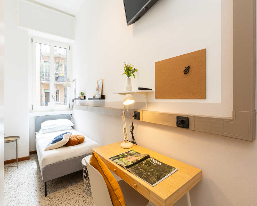 Habitación individual Milano, 5 habitaciones, 10,04m² — foto 4