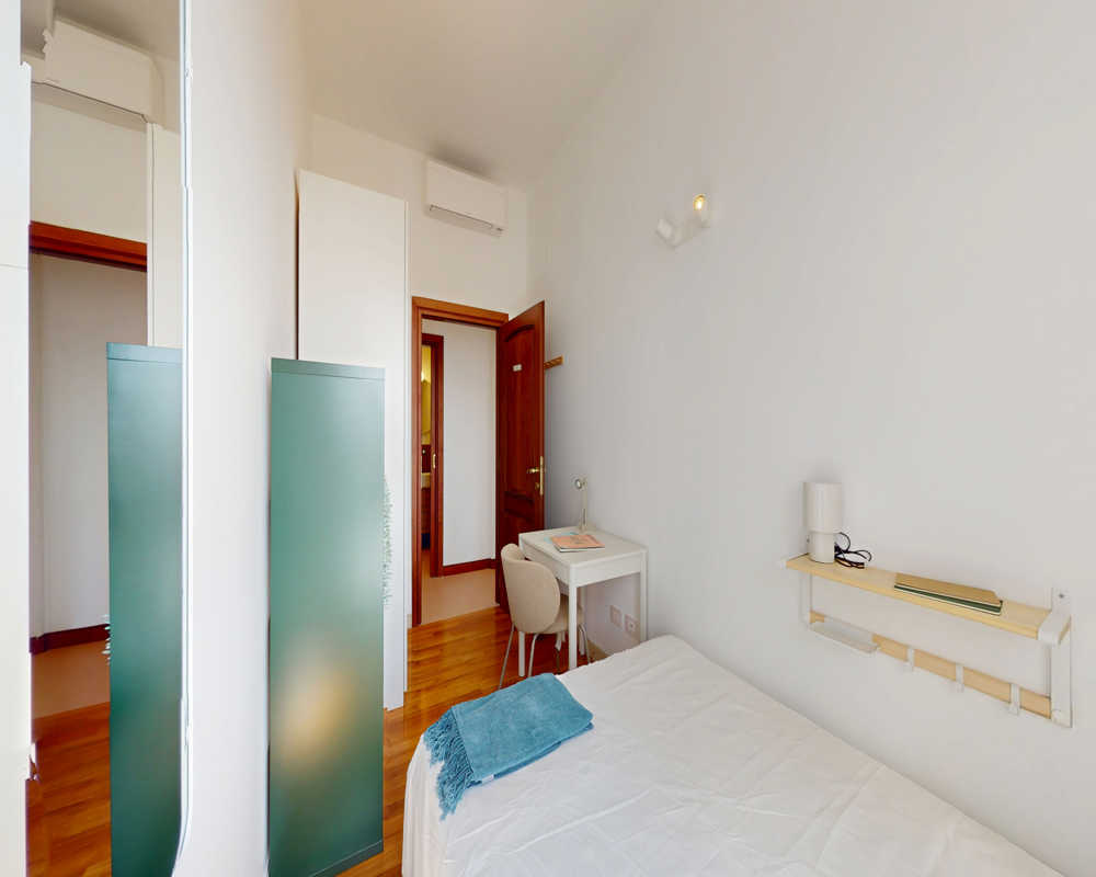 Chambre simple Milano, 5 chambres, 9,66m² — photo 9