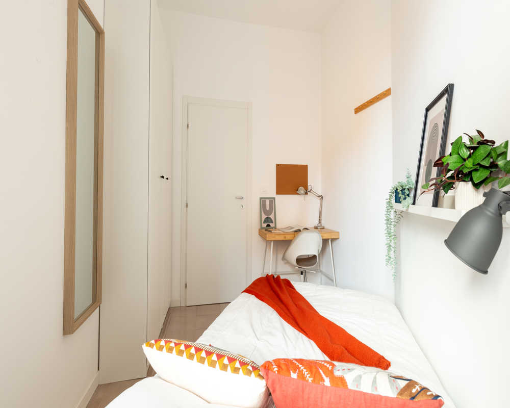 Chambre simple Milano, 3 chambres, 9,55m² — photo 4