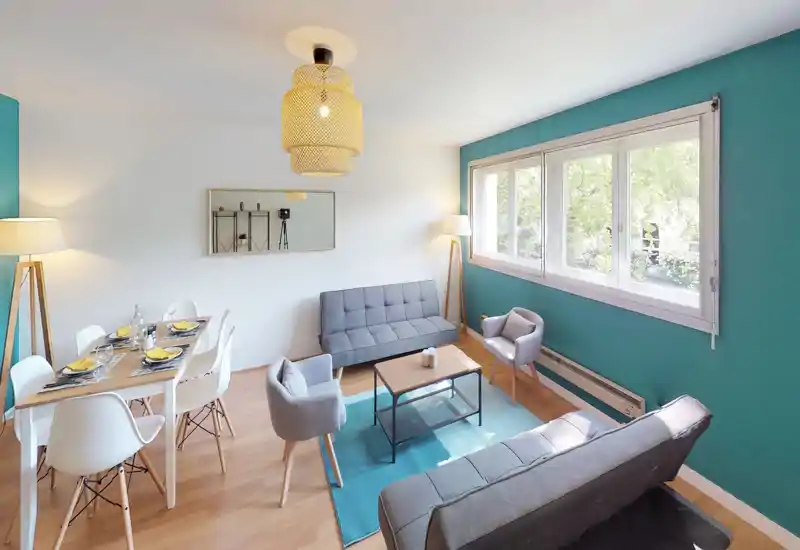 Image too corrupted and heavily pixelated to determine room type confidently. Please provide a clearer photo showing furniture and layout.