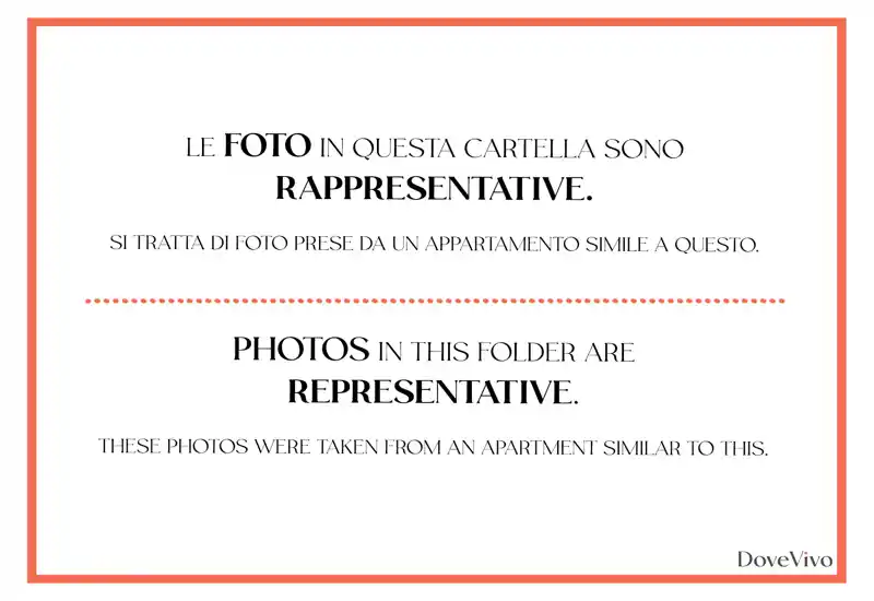 This image is a placeholder sign stating that the photos are representative; it does not show any room or furnishings.
