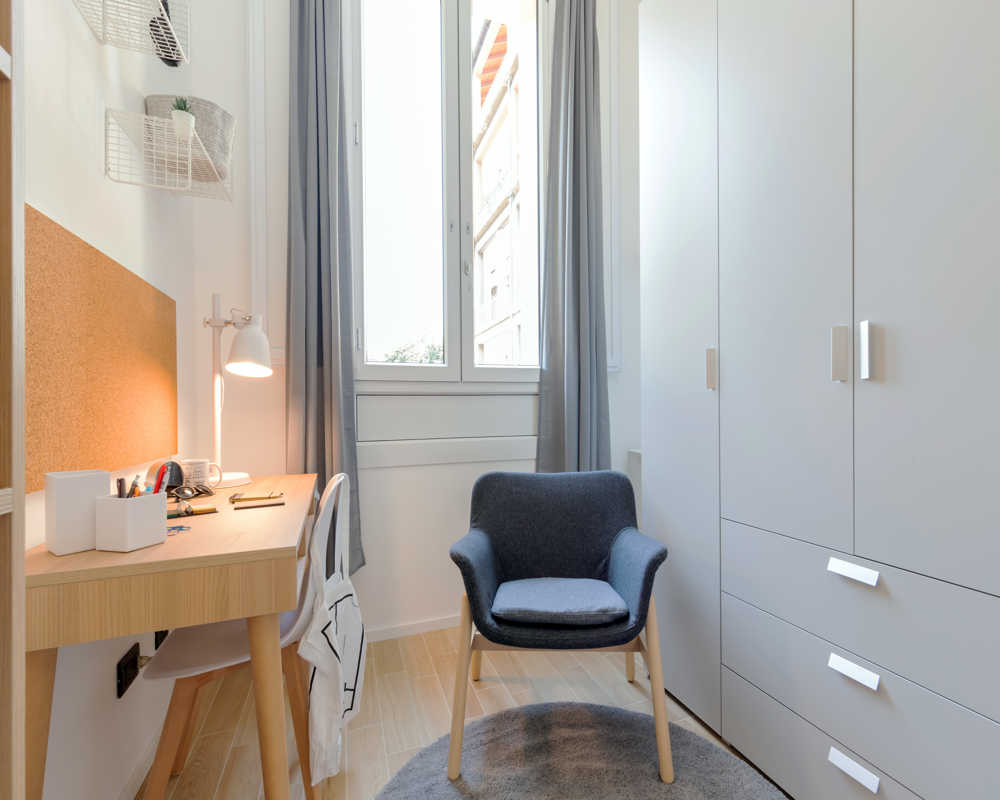 Chambre simple Torino, 4 chambres, 12,65m² — photo 13