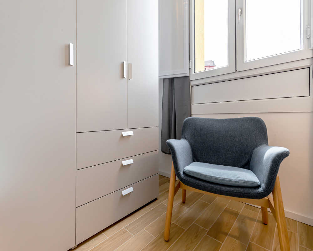 Chambre simple Torino, 8 chambres, 13,55m² — photo 6