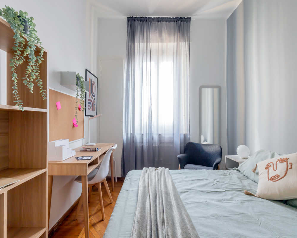 Habitación individual Torino, 3 habitaciones, 13m² — foto 10